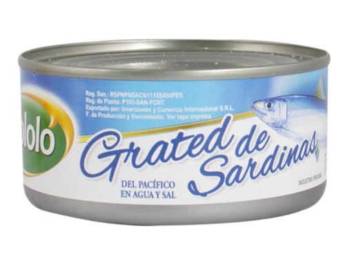 GRATED SARDINAS 170GRS.