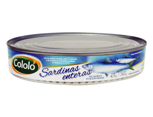 SARDINAS EN ACEITE OVAL 425GRS.