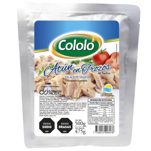 AT�N EN TROZOS EN ACEITE VEGETAL 500GRS.