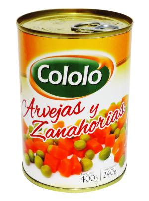 ARVEJAS ZANAHORIA 400GRS. ABRE F�CIL