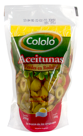 ACEITUNAS EN RODAJAS 250GRS. 