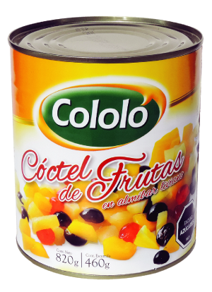 C�CTEL DE FRUTAS EN ALM�BAR 820GRS.