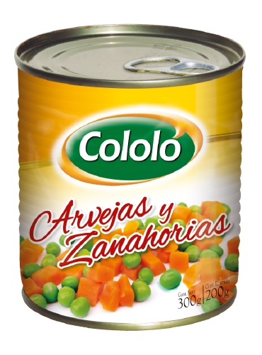 ARVEJAS ZANAHORIA 300GRS. ABRE F�CIL