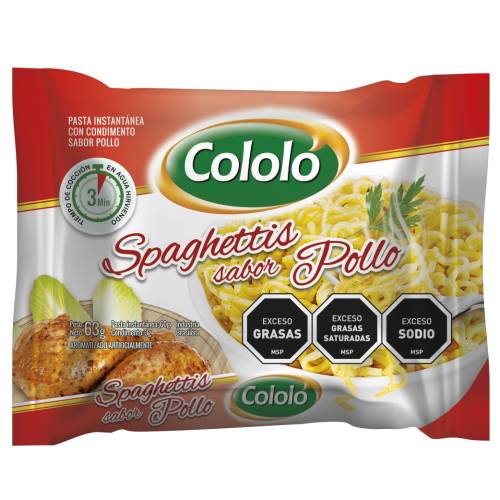 SPAGHETTIS SABOR POLLO 63GRS