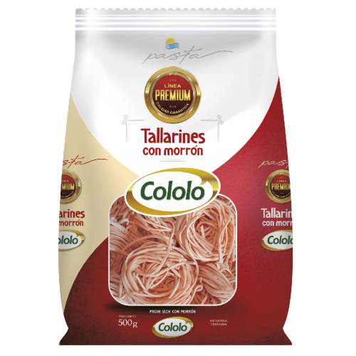 TALLARINES CON MORRON- PREMIUM - 500GRS