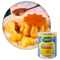 Flan de Coco con Anan�