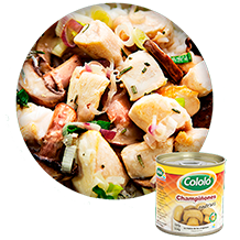 Cazuela de Pollo y Champis