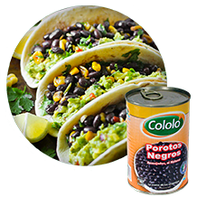 Tacos de Porotos y Choclo